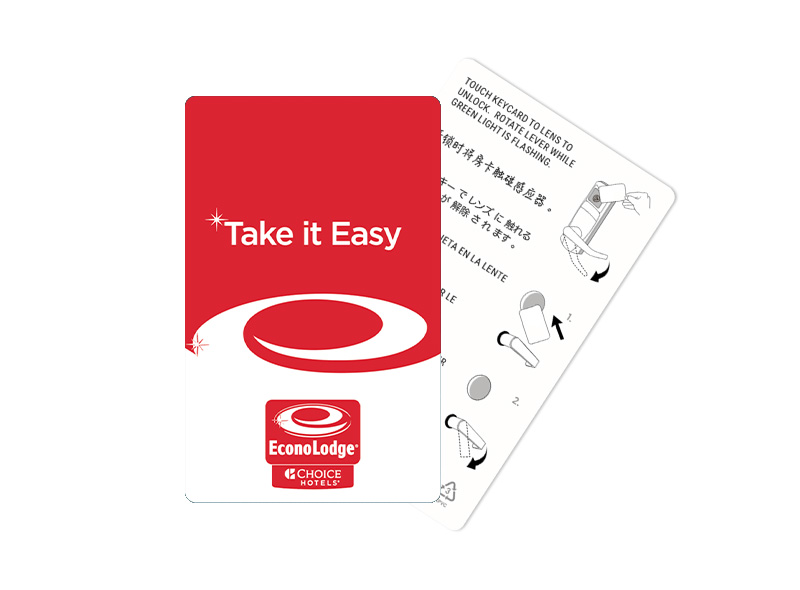 Customized Access Control PVC RFID Hotel Key Card