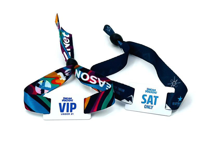 Full Color Custom Cloth Wristbands Full Color Custom Cloth Wristbands