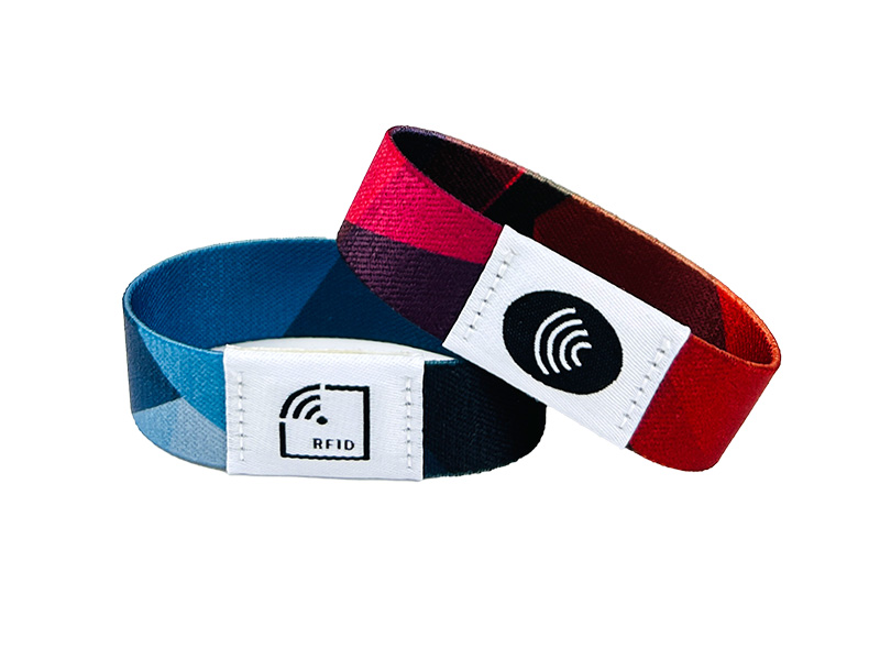 Woven mark wristband surface reflection, mold how to deal with