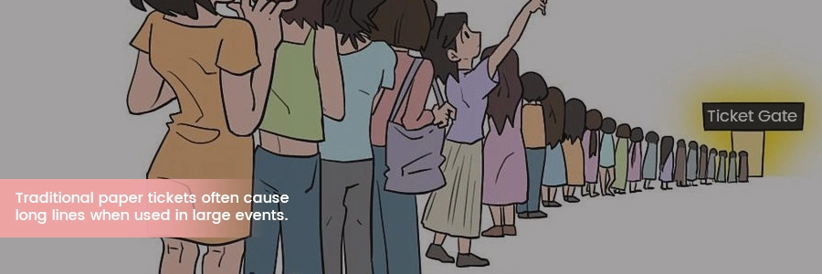 rfid wristband for events as event tickets can reduce wait times