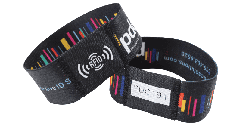PDC RFID Stretch Wristbands