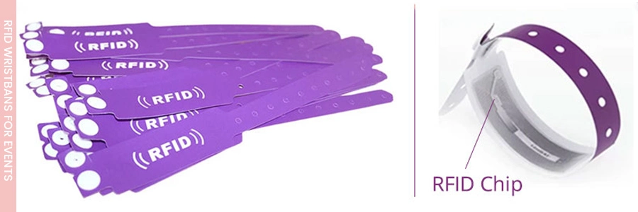 rfid wristbands buit with rfid chip