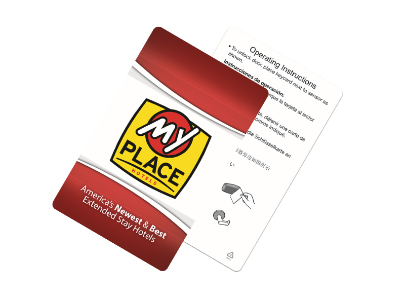 Custom printed RFID cards