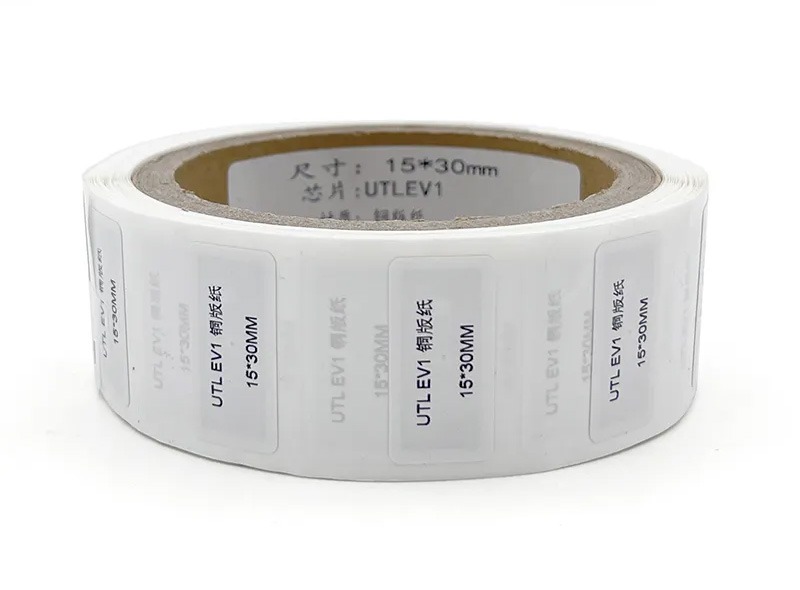 RFID Label Fudan F08 Rectangular Inlay Tags NFC Chip Sticker