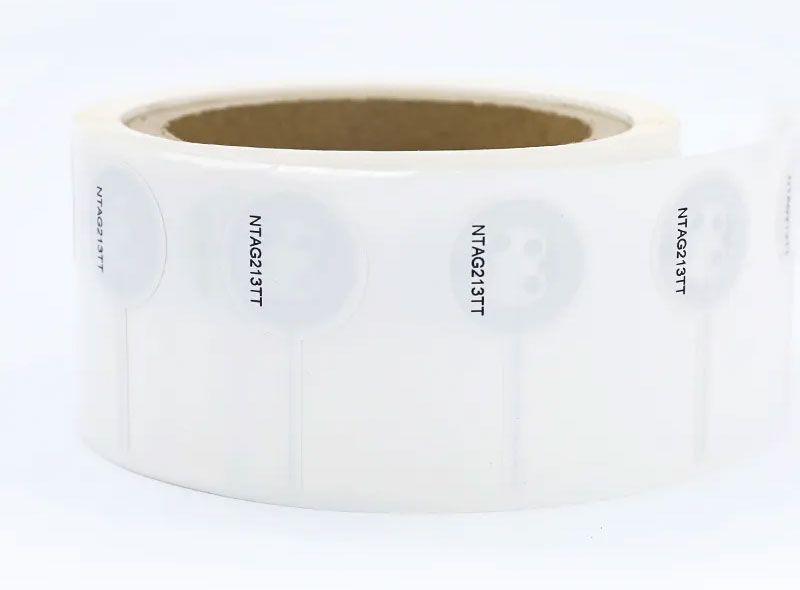HF rfid security tag NTAG424 NTAG 213 DNA TT coater paper NFC labels