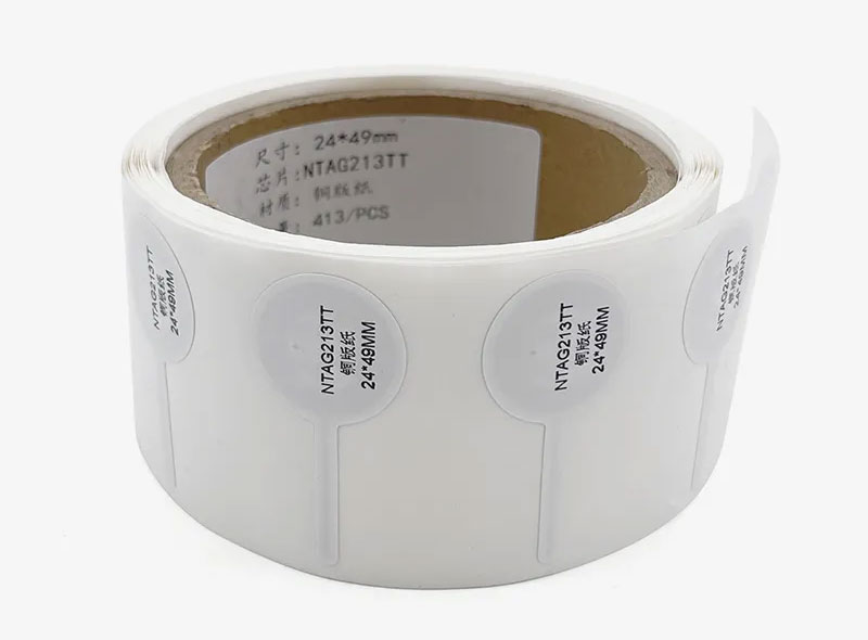 HF rfid security tag NTAG424 DNA TT coater paper NFC labels