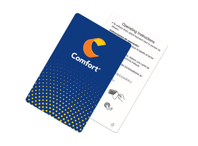 Custom rfid nfc hotel key cards wholesale